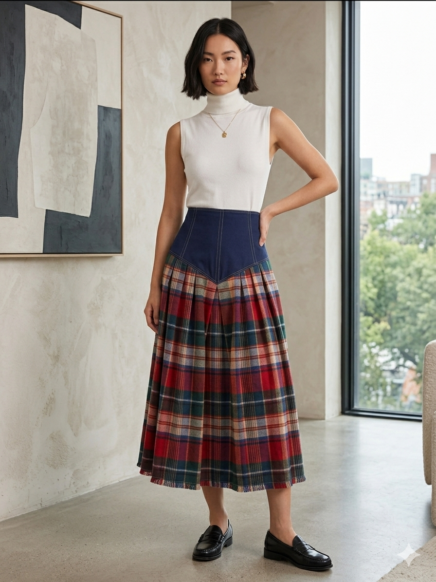 Oxford Edge Skirt — alternate view