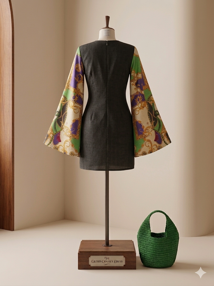 Retro Chick Bell Sleeve Dress 3