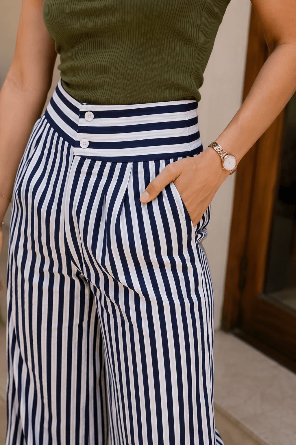 Runway Stripes Trousers 3